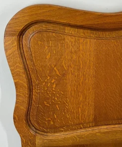 Pamono Vintage French Louis XVI Style Oak Double Carved Bed Frame Sale