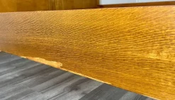 Pamono Vintage French Louis XVI Style Oak Double Carved Bed Frame Sale