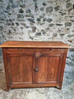 Pamono Vintage French Oak and Poplar Buffet, 1920s Hot
