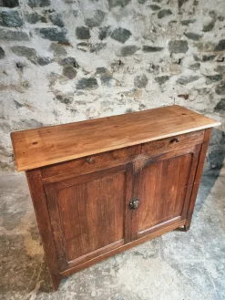 Pamono Vintage French Oak and Poplar Buffet, 1920s Hot