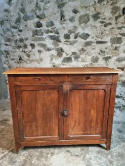 Pamono Vintage French Oak and Poplar Buffet, 1920s Hot