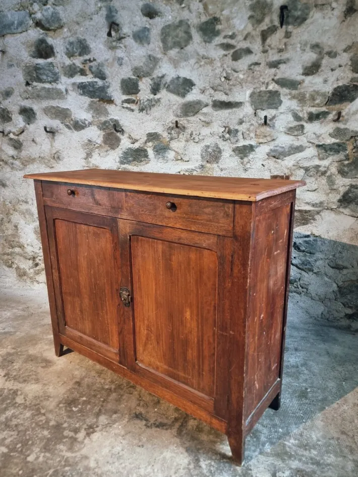 Pamono Vintage French Oak and Poplar Buffet, 1920s Hot