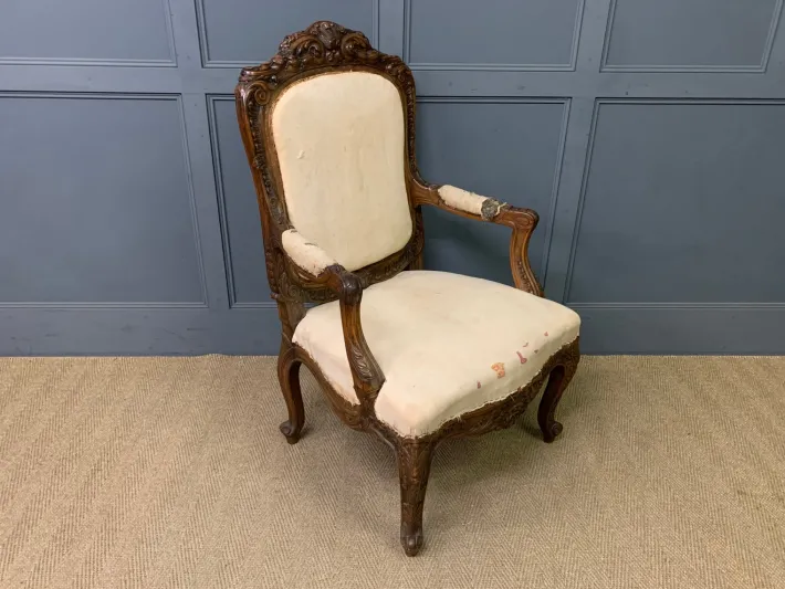 Pamono Vintage French Walnut Chairs, 1880, Set of 2 New