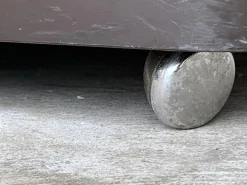 Pamono Vintage Game Table in Smoked Plastic with Wheels from Longato Outlet