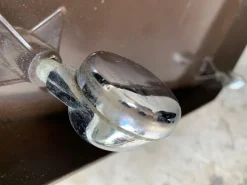 Pamono Vintage Game Table in Smoked Plastic with Wheels from Longato Outlet