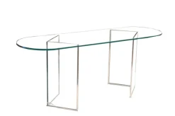 Pamono Vintage Glass Table attributed to Fontana Arte, 1973 Clearance