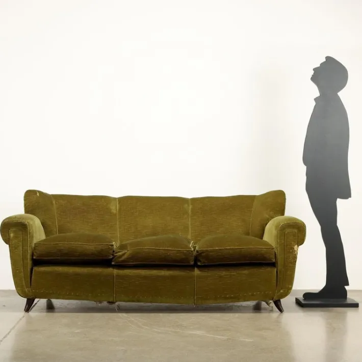 Pamono Vintage Green Sofa, 1950s Sale