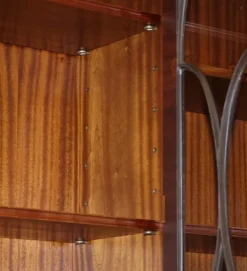 Pamono Vintage Hardwood Breakfront Display Bookcase from Bevan Funnell Online