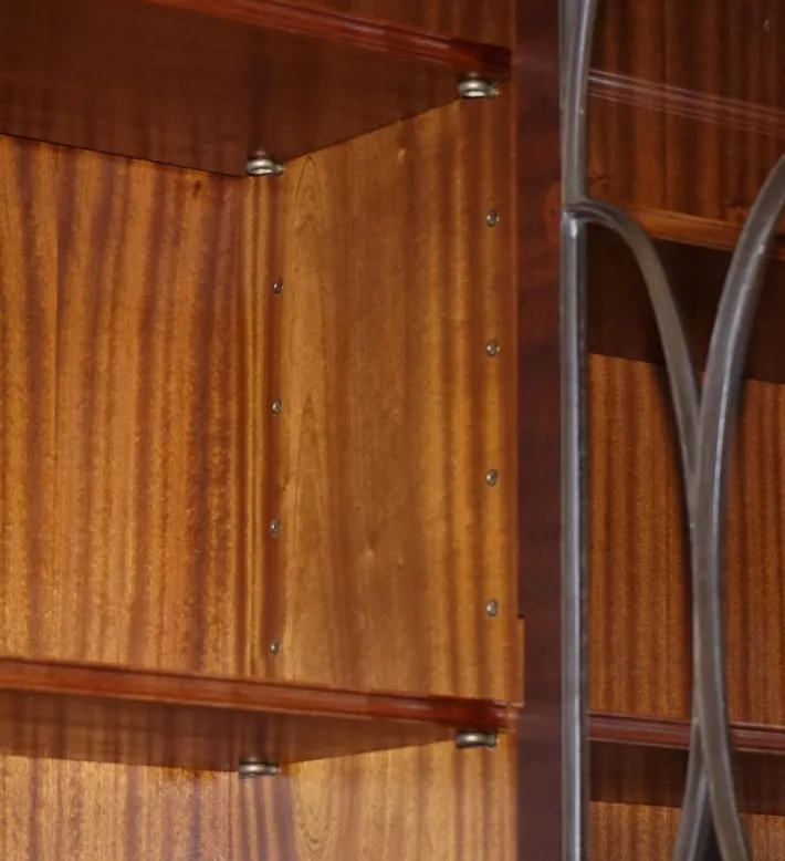 Pamono Vintage Hardwood Breakfront Display Bookcase from Bevan Funnell Online