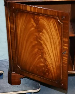 Pamono Vintage Hardwood Breakfront Display Bookcase from Bevan Funnell Online