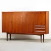 Pamono Vintage Highboard in Teak, 1960s Best