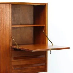 Pamono Vintage Highboard in Teak, 1960s Best