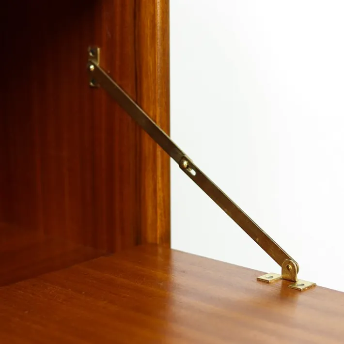 Pamono Vintage Highboard in Teak, 1960s Best