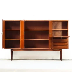 Pamono Vintage Highboard in Teak, 1960s Best