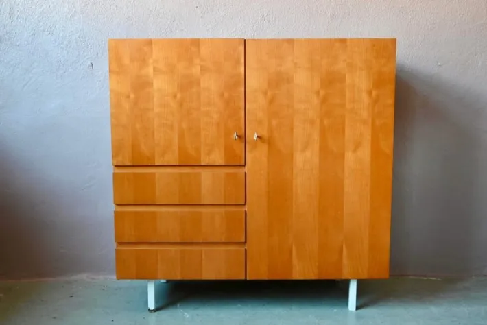 Pamono Vintage Highboard inn Wood, 1950s Sale