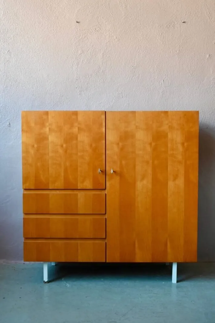 Pamono Vintage Highboard inn Wood, 1950s Sale