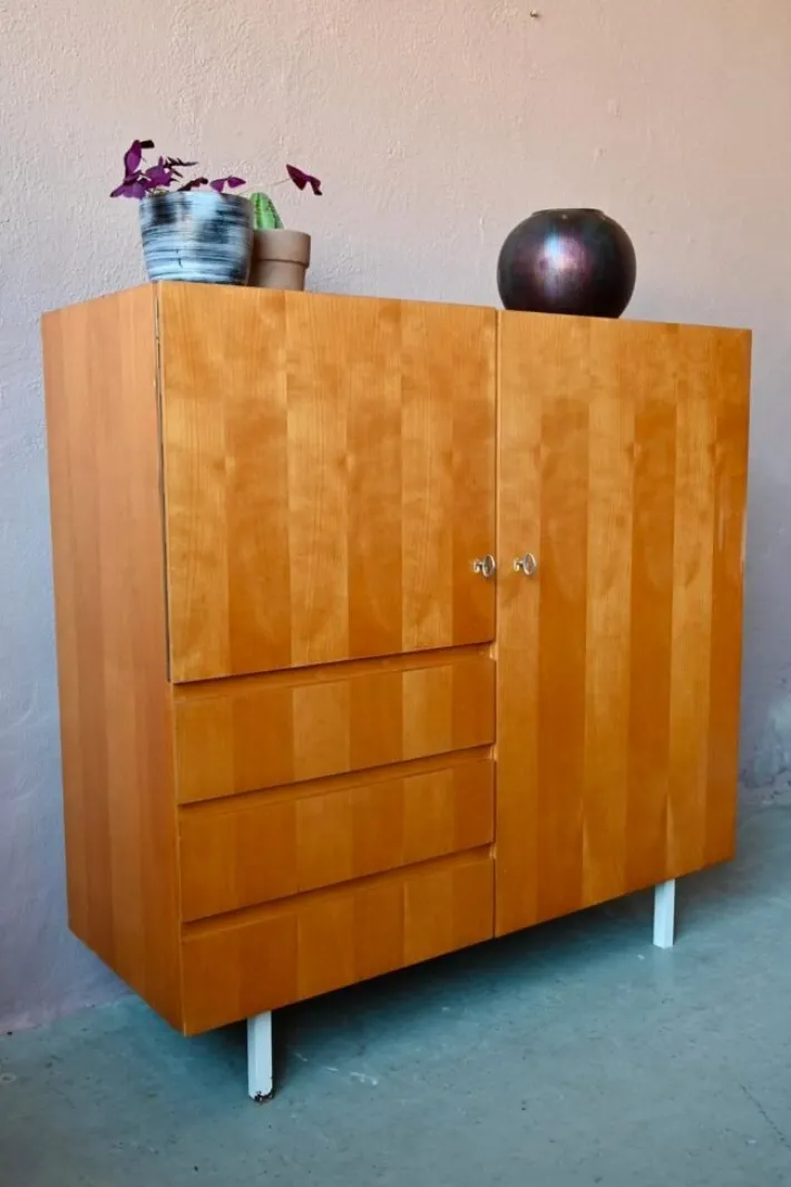 Pamono Vintage Highboard inn Wood, 1950s Sale