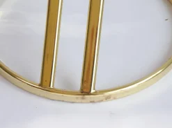 Pamono Vintage Hollywood Regency Brass Tables with Glass Top, 1960s, Set of 2 Best