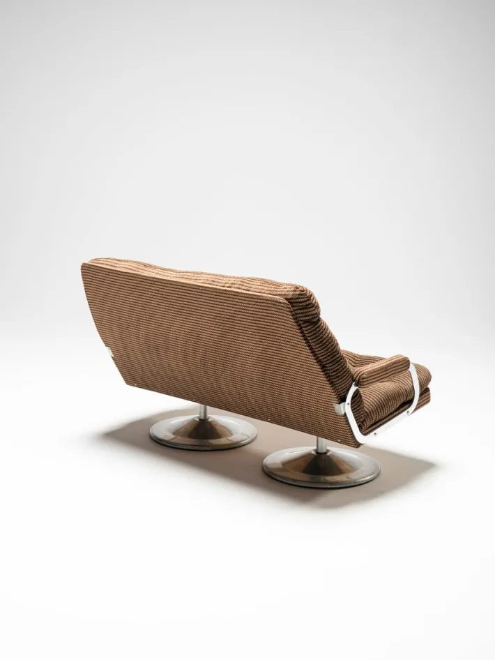 Pamono Vintage Hungarian Space Age Sofa and Chairs, 1950s, Set of 3 Hot