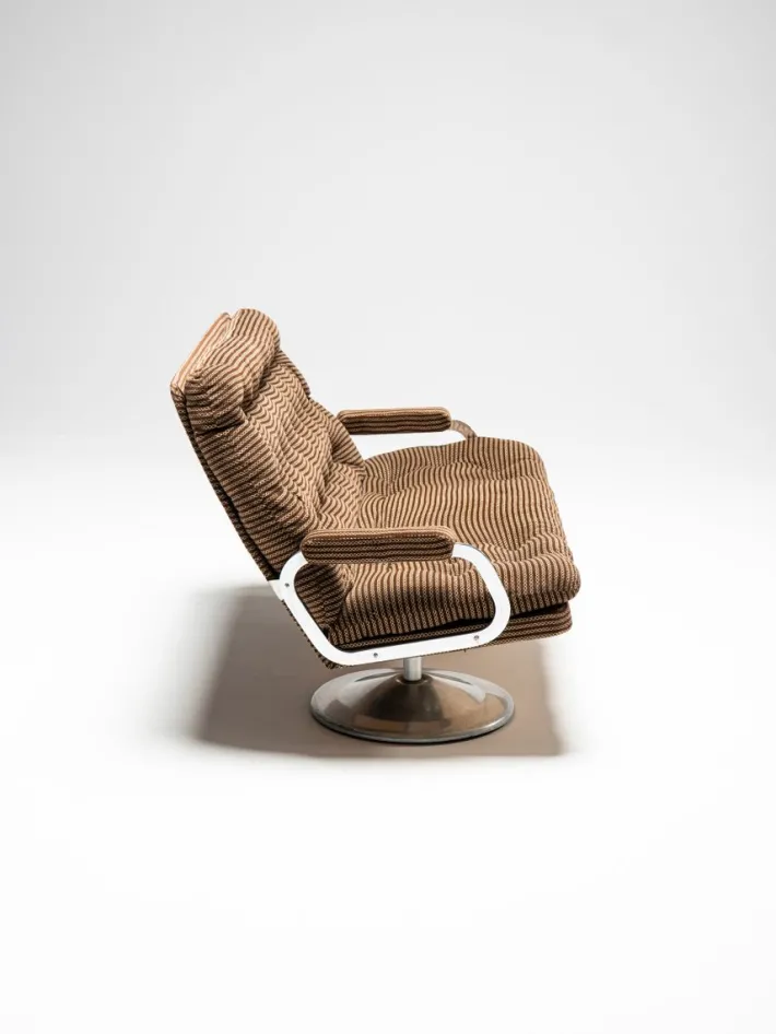 Pamono Vintage Hungarian Space Age Sofa and Chairs, 1950s, Set of 3 Hot