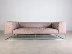 Pamono Vintage Ile Cube Sofa in Leather from Living Divani