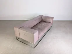 Pamono Vintage Ile Cube Sofa in Leather from Living Divani