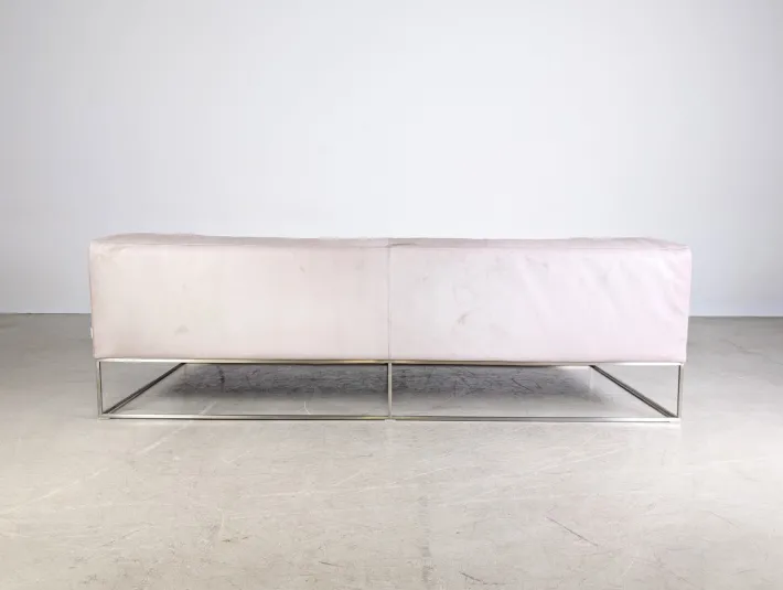 Pamono Vintage Ile Cube Sofa in Leather from Living Divani