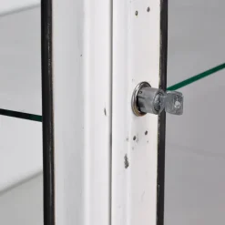 Pamono Vintage Iron and Glass Medical Cabinet, 1970s Hot