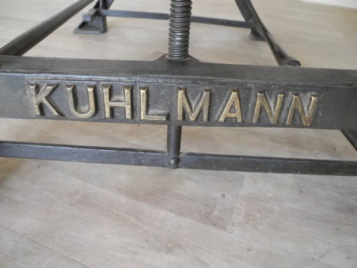 Pamono Vintage Iron Architects Drawing Table, 1920s Hot