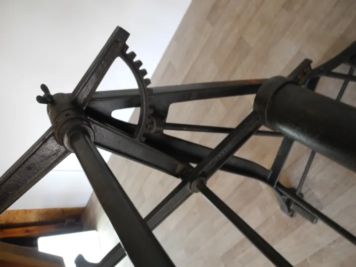 Pamono Vintage Iron Architects Drawing Table, 1920s Hot