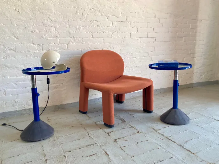 Pamono Vintage Italian Adjustable Tables, 1980s, Set of 2 Outlet