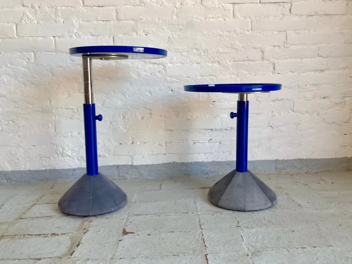 Pamono Vintage Italian Adjustable Tables, 1980s, Set of 2 Outlet