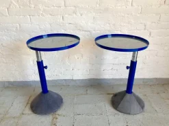 Pamono Vintage Italian Adjustable Tables, 1980s, Set of 2 Outlet