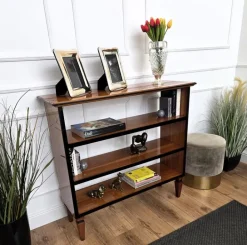 Pamono Vintage Italian Bookcase in Walnut, 1960s Discount
