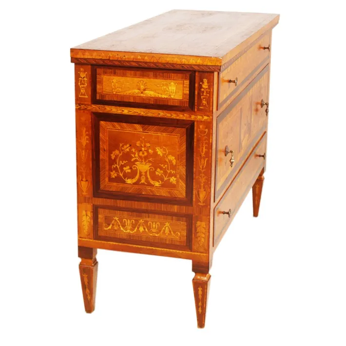 Pamono Vintage Italian Chest of Drawers from Meroni & Fossati, 1890s Online