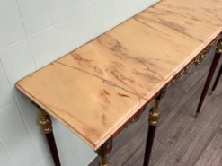 Pamono Vintage Italian Console with Marble Top, 1960s Sale