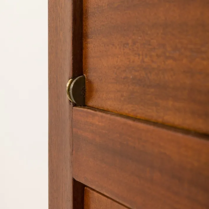 Pamono Vintage Italian Floor to Ceiling Wall Unit with a Bureau or a Bar Cabinet, 1960s Clearance