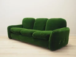 Pamono Vintage Italian Green Velour Sofa by Arrigo Arrigoni for Busnelli, 1970s Online