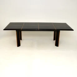 Pamono Vintage Italian Lacquered Dining Table and Chairs attributed to Pierre Cardin for Roche Bobois, 1970s, Set of 7 Online