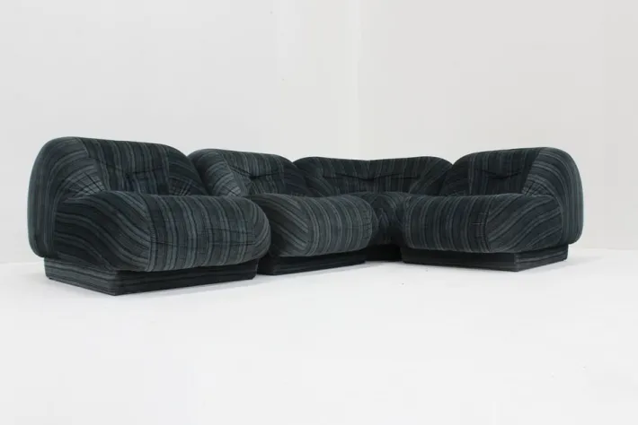 Pamono Vintage Italian Modular Sectional Sofa 1970s, Set of 4 Hot