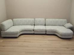 Pamono Vintage Italian Modular Three-Piece Corner Sofa, 1970s, Set of 3