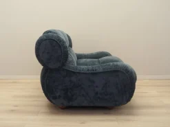 Pamono Vintage Italian Navy Blue Velour Sofa, 1970s Sale