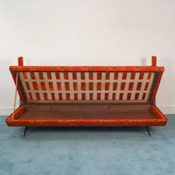 Pamono Vintage Italian Orange Sofa, 1960s