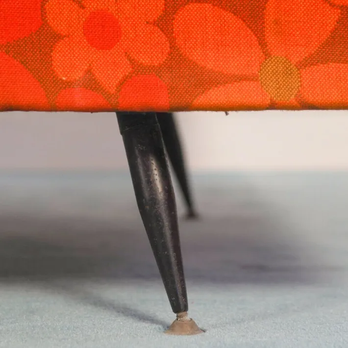 Pamono Vintage Italian Orange Sofa, 1960s