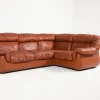 Pamono Vintage Italian Sectional Cognac Leather Sofa, 1970s Sale