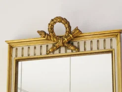 Pamono Vintage Italian Style Console Table with Mirror in Giltwood, 1960s, Set of 2 Discount