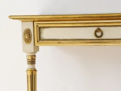 Pamono Vintage Italian Style Console Table with Mirror in Giltwood, 1960s, Set of 2 Discount