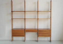 Pamono Vintage Italian Walnut Bookcase, 1955 Sale