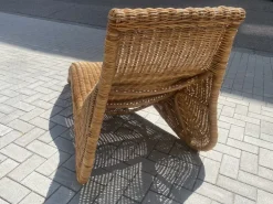 Pamono Vintage Karlskrona Wicker Chaise Lounge by Carl Öjerstam for Ikea New