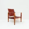 Pamono Vintage KK47000 Safari Chair in Leather by Kaare Klint for Rud Rasmussen, Denmark, 1930s Best